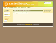Tablet Screenshot of desiclinic.com